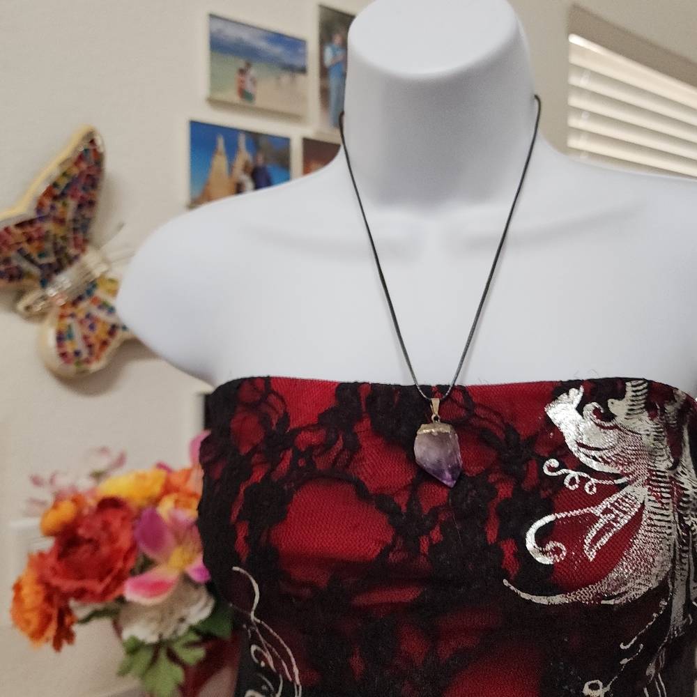 Amethyst necklace